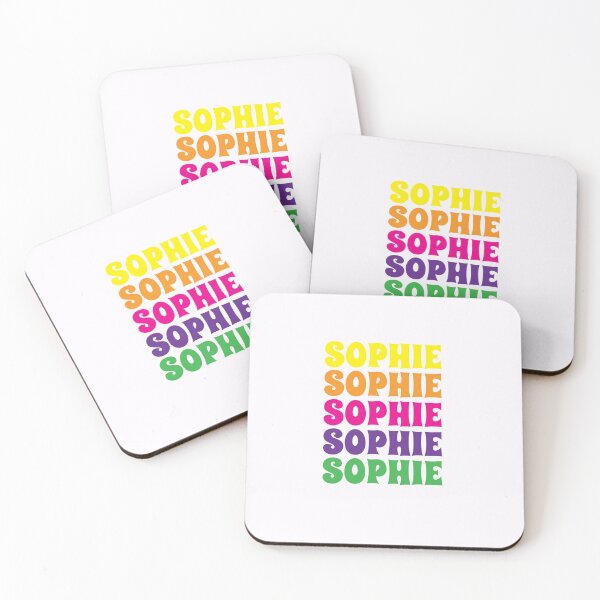 Item preview, Sophie Name Girl Colorful designed and sold by Monika Howarth.