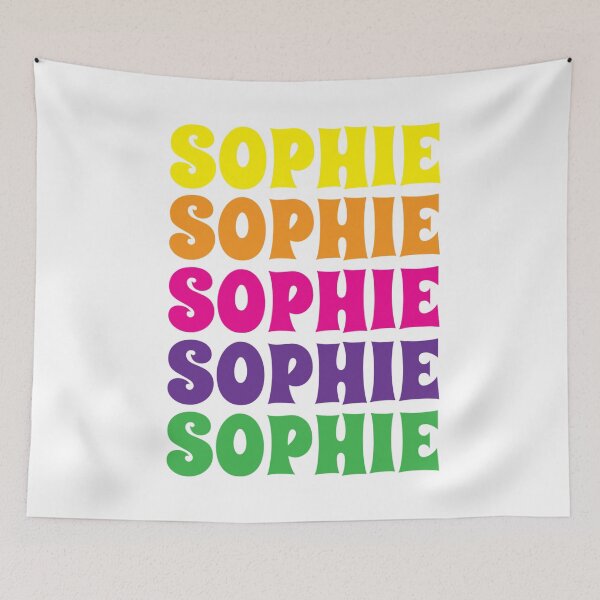 Item preview, Sophie Name Girl Colorful designed and sold by Monika Howarth.