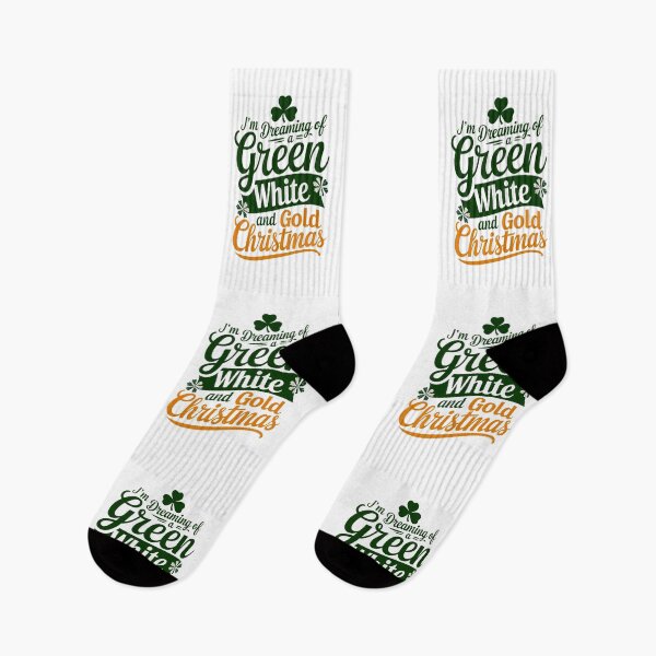 Item preview, I'm Dreaming of a Green , White and Gold Christmas designed and sold by REAL IRISH GIFTS.
