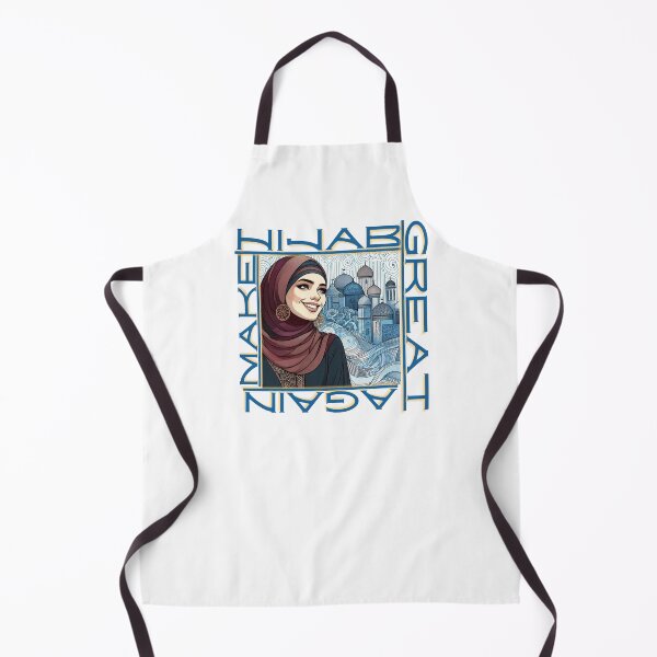 Item preview, Arab girl smiling, make hijab great again (04) designed and sold by W-McSapa.