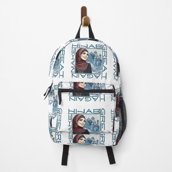 Item preview, Arab girl smiling, make hijab great again (04) designed and sold by W-McSapa.