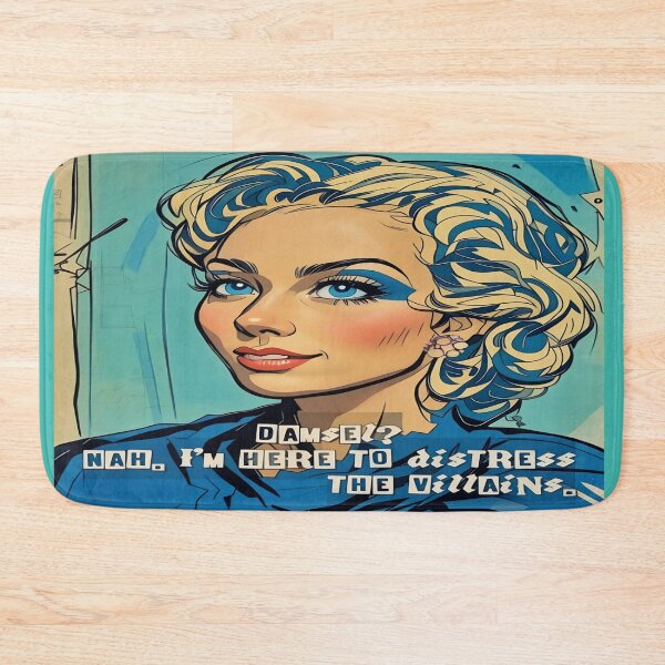 Item preview, Comic-Inspired Feminist Art - "Distress the Villains" designed and sold by gleefulme.