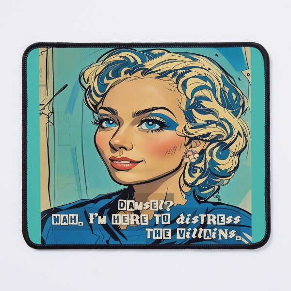 Item preview, Comic-Inspired Feminist Art - "Distress the Villains" designed and sold by gleefulme.