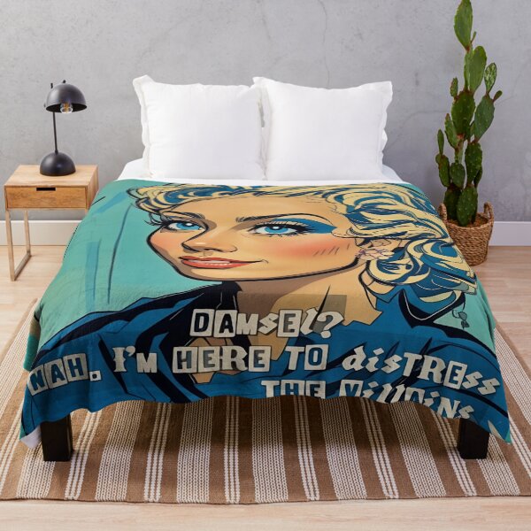 Item preview, Comic-Inspired Feminist Art - "Distress the Villains" designed and sold by gleefulme.