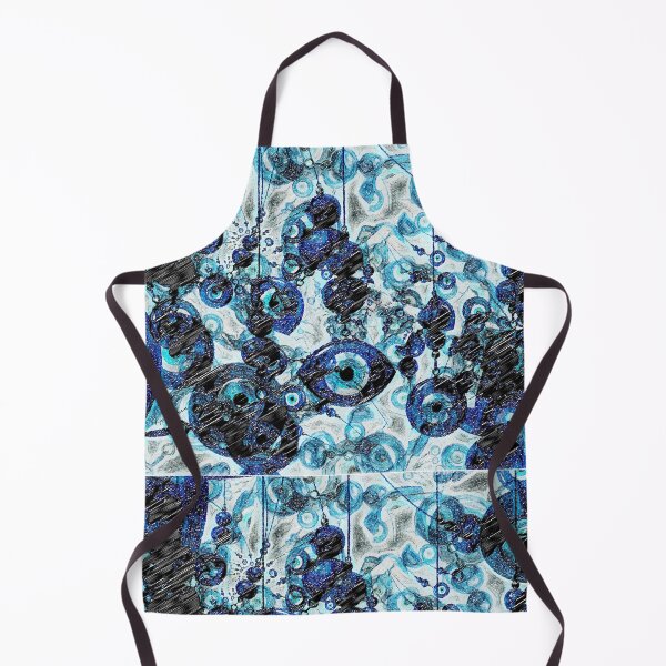 Item preview, evil eye blue abstract designed and sold by Hen-C-Art.