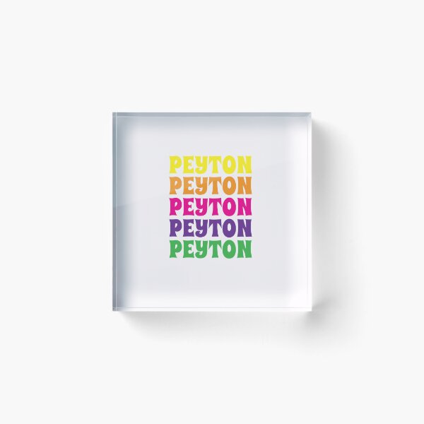 Item preview, Peyton Name Girl Colorful designed and sold by Monika Howarth.