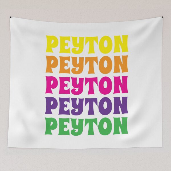 Item preview, Peyton Name Girl Colorful designed and sold by Monika Howarth.