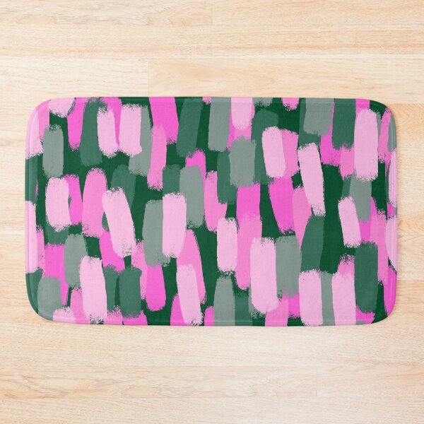 Item preview, Dark Green and Pink Paint Brush Effect designed and sold by OneThreeSix.