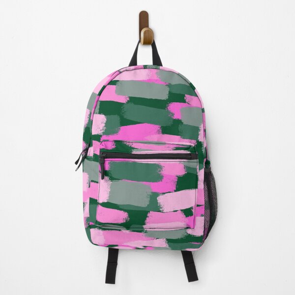 Item preview, Dark Green and Pink Paint Brush Effect designed and sold by OneThreeSix.