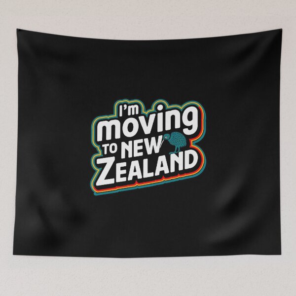 Item preview, I'm moving to New Zealand Shirt and Mug Essential T-Shirt designed and sold by RedCircleArt.