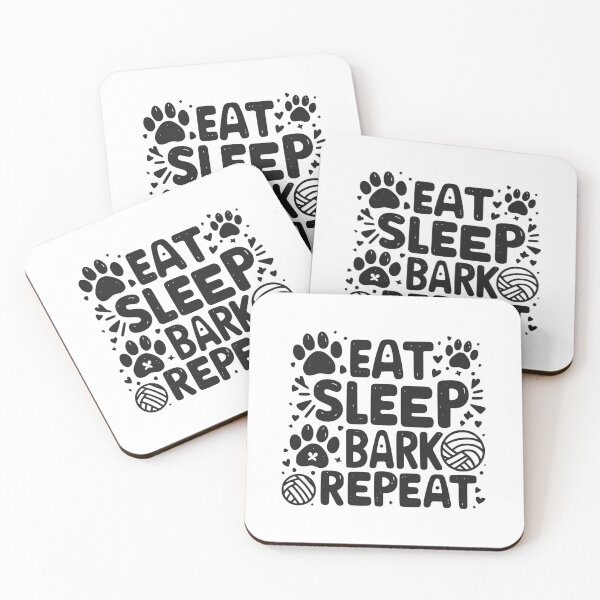 Item preview, Eat Sleep Bark Repeat designed and sold by Frank Ring.
