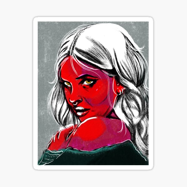RED BB Sticker