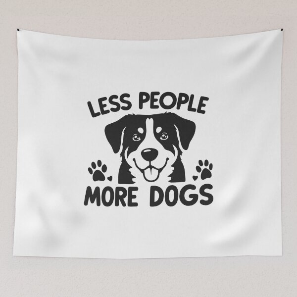 Item preview, Less People More Dogs designed and sold by Frank Ring.