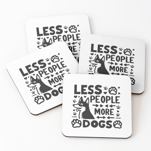 Item preview, Less People More Dogs designed and sold by Frank Ring.