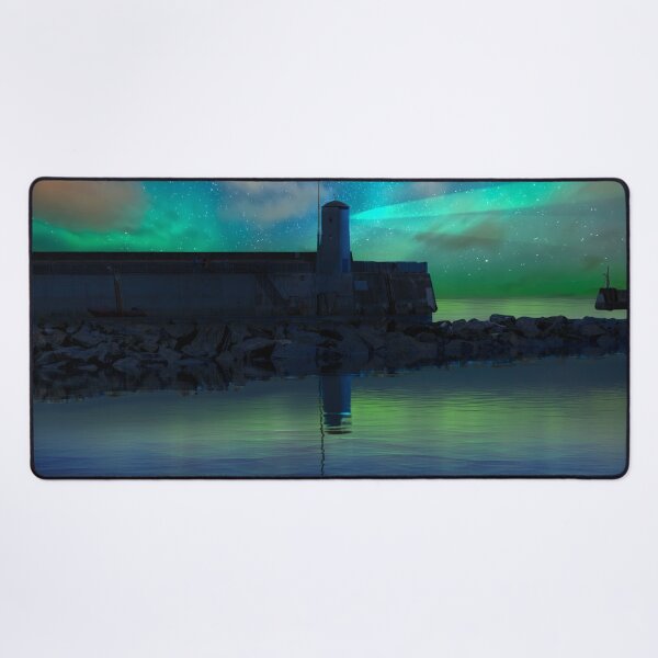 Item preview, Seahouses Northern Lights designed and sold by Alisonchambers2.