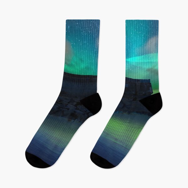 Item preview, Seahouses Northern Lights designed and sold by Alisonchambers2.