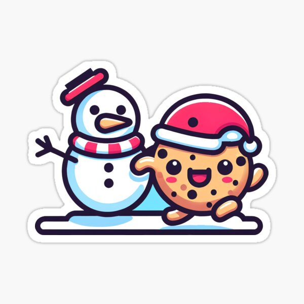 Item preview, Snowman and Cookie designed and sold by Kobeko.