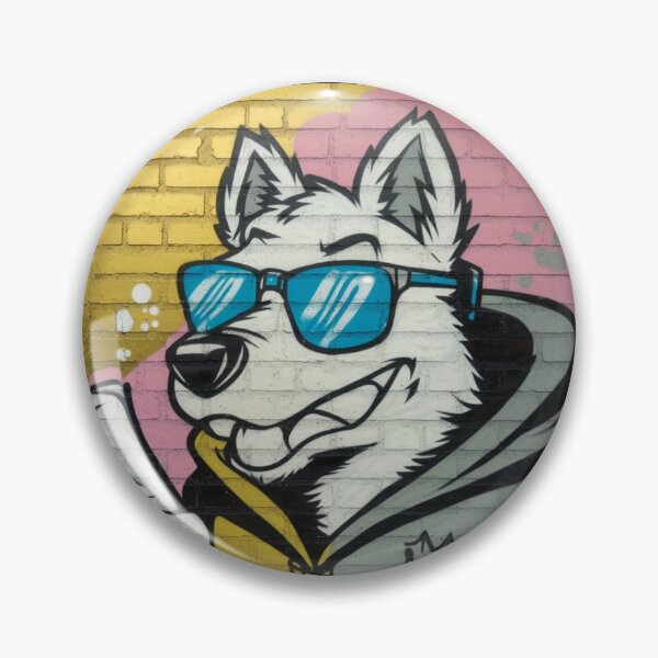 Artikelvorschau, Wolf mit blauer Brille entworfen und verkauft von MargoMalej.