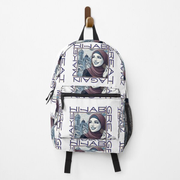 Item preview, Arab girl smiling, make hijab great again (05) designed and sold by W-McSapa.