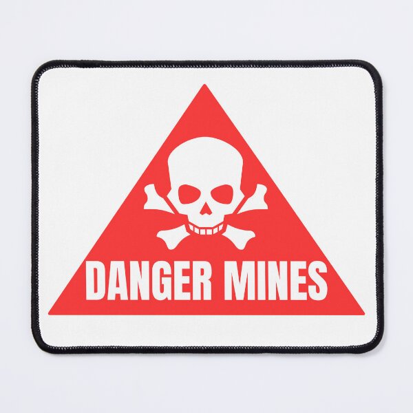 Item preview, Danger Mines Warning Sign Support Deminers designed and sold by Guess4best.
