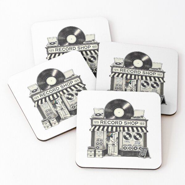 Item preview, Vinyl Vibes Record Shop designed and sold by OldSchoolRetro.