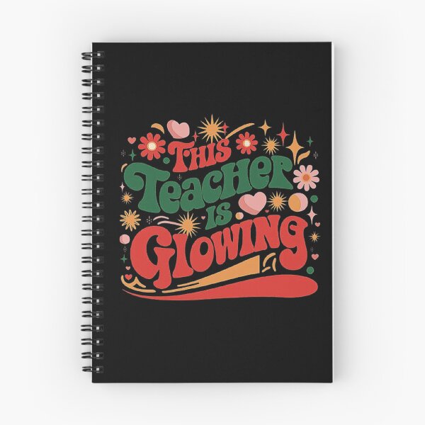 Item preview, This Teacher is Glowing - Retro Flower Design designed and sold by love3617.