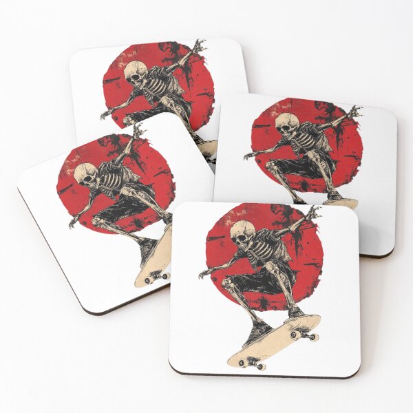 Item preview, Skeleton on a Skateboard  designed and sold by HardysHouse.