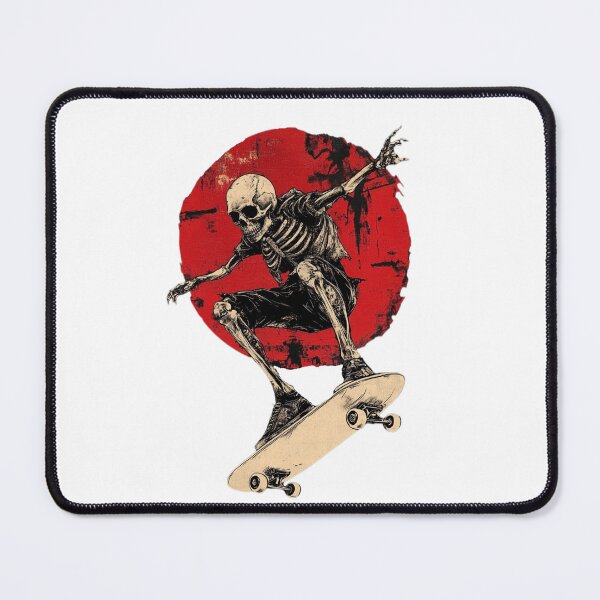 Item preview, Skeleton on a Skateboard designed and sold by HardysHouse.