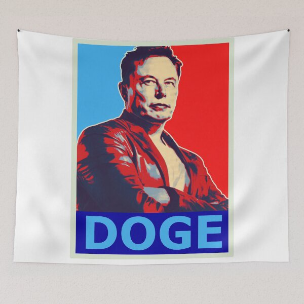 Item preview, Elon Musk Icon DOGE designed and sold by Mr-Right-On.