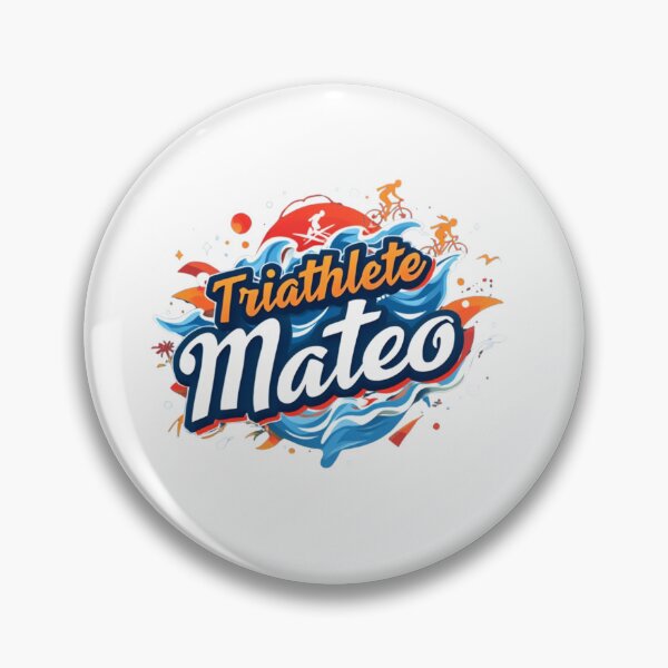 Item preview, Dynamic Triathlete Mateo - Swim, Bike, Run designed and sold by Triathlongram.
