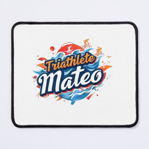 Item preview, Dynamic Triathlete Mateo - Swim, Bike, Run designed and sold by Triathlongram.
