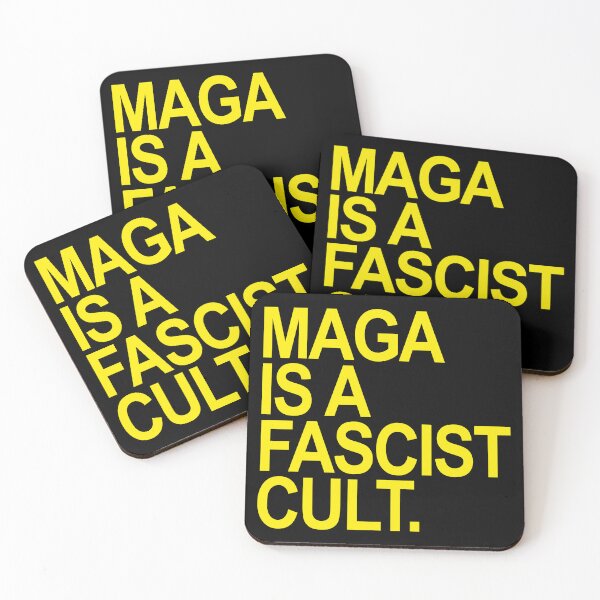 Item preview, MAGA is a FASCIST Cult (yellow) designed and sold by Thelittlelord.