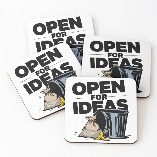 Item preview, Open for Ideas - Humorous Trash Ideas  designed and sold by MonkiFlipp.