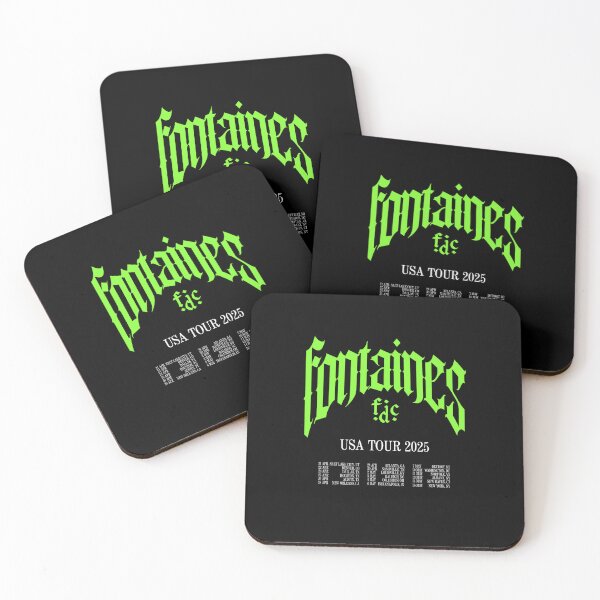 Item preview, FONTAINES DC USA TOUR 2025 designed and sold by TREVORSNEWEST.