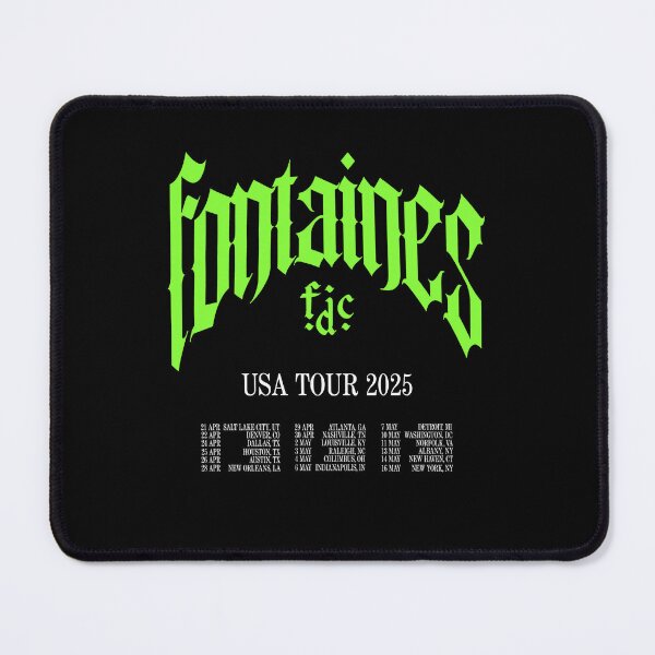 Item preview, FONTAINES DC USA TOUR 2025 designed and sold by TREVORSNEWEST.