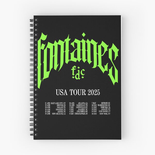 Item preview, FONTAINES DC USA TOUR 2025 designed and sold by TREVORSNEWEST.