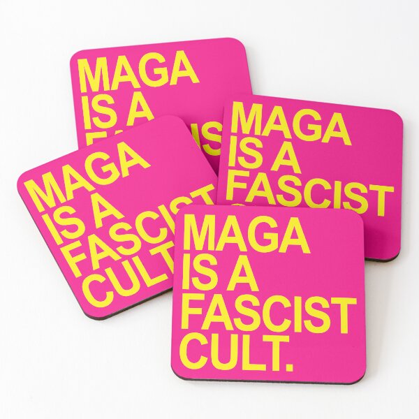 Item preview, MAGA is a FASCIST Cult (yellow 2.0) designed and sold by Thelittlelord.