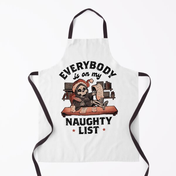 Item preview, Everybody is on My Naughty List - Funny Cute Sarcasm Christmas Death Grim Reaper Holiday Gift designed and sold by EduEly.