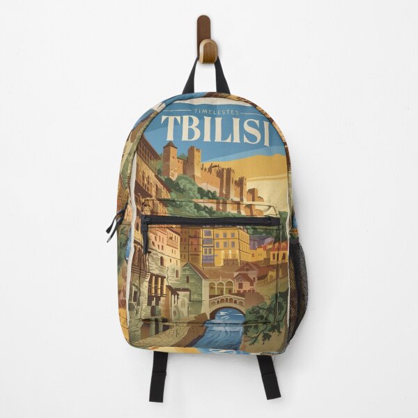 Item preview, Tbilisi Vintage Travel Poster designed and sold by TravelerRat.