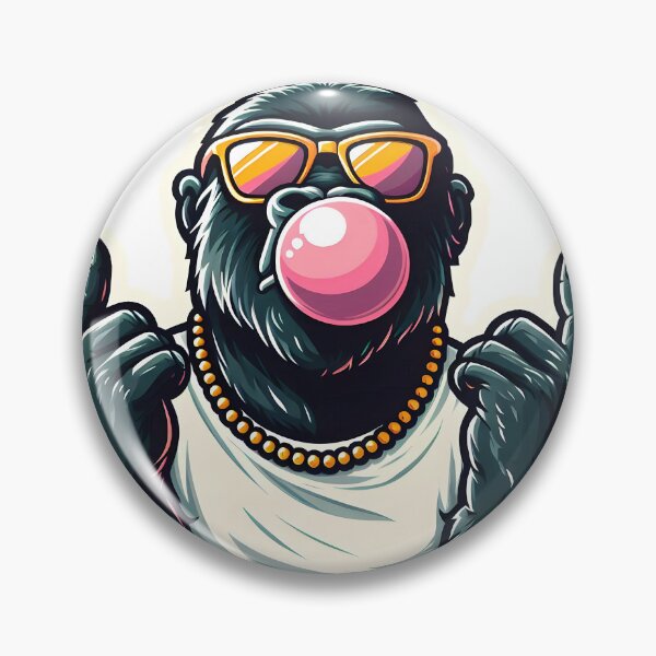 Item preview, A gorilla chewing on a piece of gum designed and sold by ShihawyAhmad.