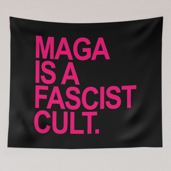 Item preview, MAGA is a FASCIST Cult (hot pink) designed and sold by Thelittlelord.