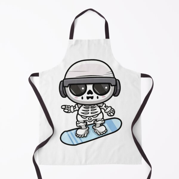Item preview, preppy skeleton on snowboard designed and sold by bukajart.
