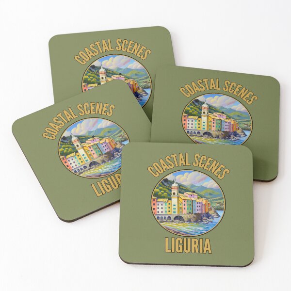 Item preview, Liguria Italia Coastal Scenes designed and sold by Guess4best.