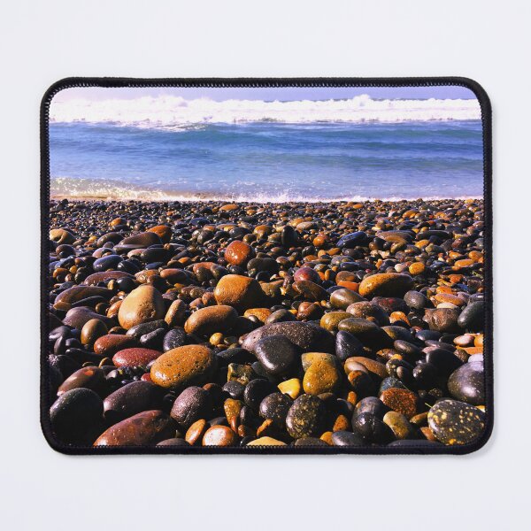 Item preview, Beach with washed rocks in California designed and sold by Topmel.