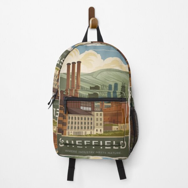 Item preview, Sheffield Vintage Travel Poster designed and sold by TravelerRat.