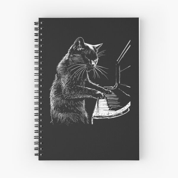 Item preview, Piano Cat Playing Piano designed and sold by wowwowmeow.