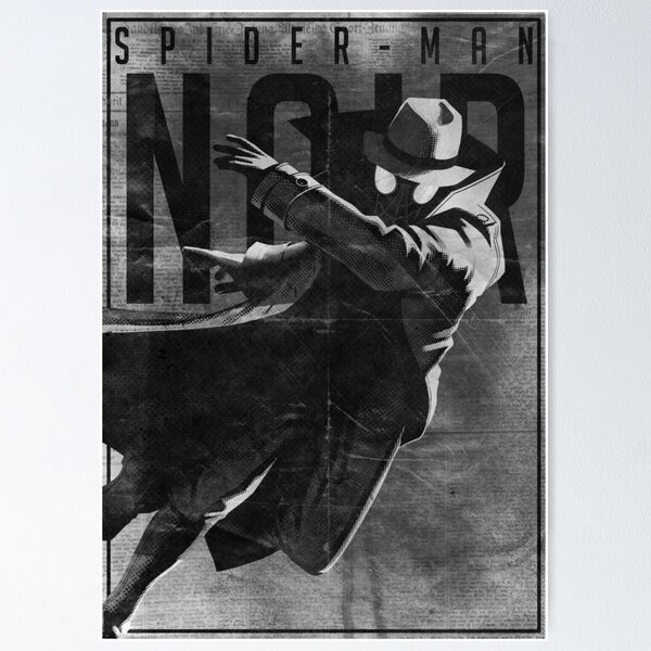 Item preview, Spider-man Noir poster designed and sold by The-Frog-Person.