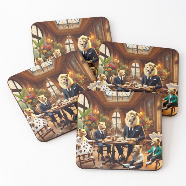 Item preview, Elegant Lion and His Family in Paris designed and sold by Reina75.
