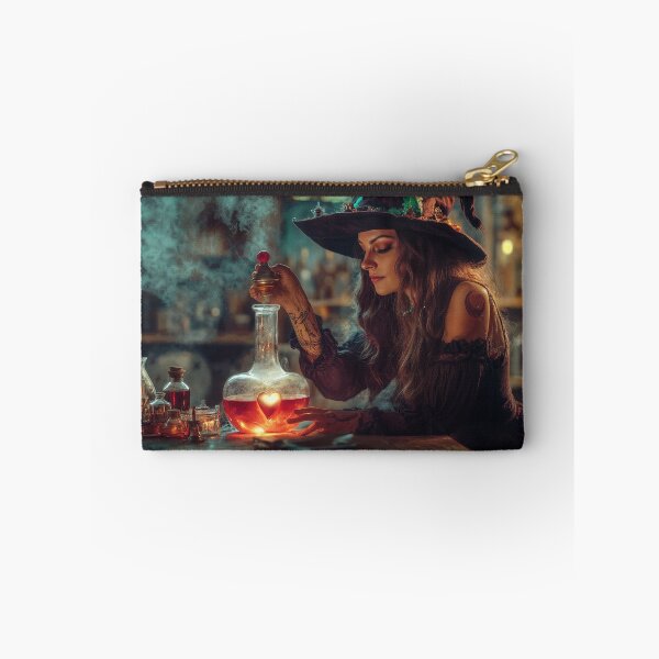 Item preview, Witch Brewing a Love Potion designed and sold by LukeAiWalker.