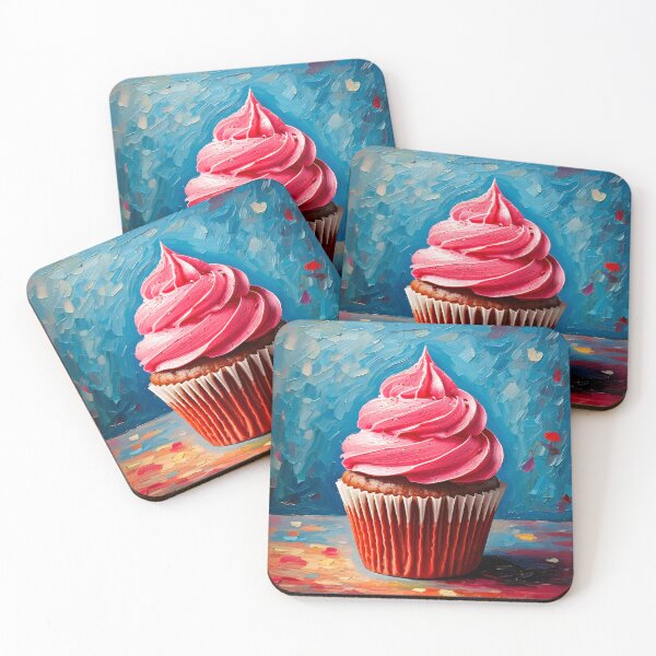 Item preview, Pink Cupcake designed and sold by ArtFactoryAI.